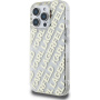 Karl Lagerfeld IML Electroplated Repeated Logo ovitek za iPhone 16 Pro - zlat