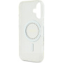 Guess IML Rhinestones Ring Cover z MagSafe za iPhone 16 - prozoren