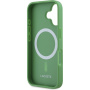 Lacoste Iconic Petit Pique Woven Logo Cover z MagSafe za iPhone 16 - zelen
