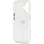 Karl Lagerfeld IML Karl Head Metal Frame Cover z MagSafe za iPhone 16 - prozoren