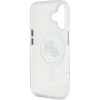 Karl Lagerfeld IML K&CH Heads Metal Frame Cover z MagSafe za iPhone 16 Plus - prozoren