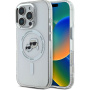 Karl Lagerfeld IML K&CH Heads Metal Frame Cover z MagSafe za iPhone 16 Pro - prozoren
