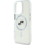 Karl Lagerfeld IML K&CH Heads Metal Frame Cover z MagSafe za iPhone 16 Pro - prozoren