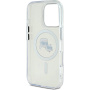 Karl Lagerfeld IML K&CH Heads Metal Frame Cover z MagSafe za iPhone 16 Pro - prozoren