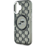 Karl Lagerfeld Ovitek IML Monogram K&CH Heads z MagSafe za iPhone 16 - črn