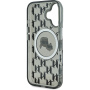 Karl Lagerfeld Ovitek IML Monogram K&CH Heads z MagSafe za iPhone 16 - črn