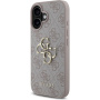 Guess 4G Metal Logo ovitek za iPhone 16 Plus - roza