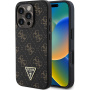 Guess 4G Triangle Metal Logo Cover za iPhone 16 Pro - črn