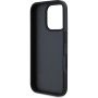 Guess 4G Triangle Metal Logo Cover za iPhone 16 Pro - črn
