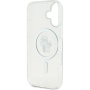 Karl Lagerfeld IML Glitter Karl and Choupette Glitter Cover z MagSafe za iPhone 16 - srebrn