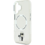 Karl Lagerfeld Ovitek IML Karl and Choupette z MagSafe za iPhone 16 Plus - prozoren