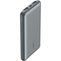BELKIN Boost Charge prenosna baterija z USB-C / 2x USB-A priključki - 10.000 mAh - siva
