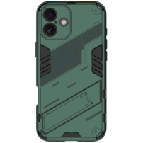 Trpežen zaščitni ovitek s stojalom za iPhone 16 Plus - zelen