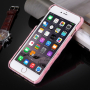 Plišana zaščitna kapa / pokrovček s pokrovčkom za Apple iPhone 6S - roza