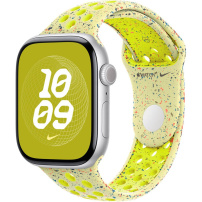 Originalne Apple Športni pas Nike za Apple uro Ultra 49 mm / 46 mm / 45 mm / 44 mm / 42 mm - S/M - neon rumena