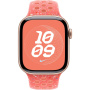 Originalne Apple Športni pas Nike za Apple uro 42 mm / 41 mm / 40 mm / 38 mm - S/M - vroče oranžna