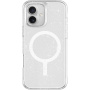 UNIQ Ovitek z bleščicami LifePro Xtreme MagClick z MagSafe za iPhone 16 - srebrn