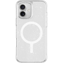 UNIQ Ovitek z bleščicami LifePro Xtreme MagClick z MagSafe za iPhone 16 - srebrn
