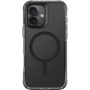 UNIQ Ovitek Combat MagClick z barvnim okvirjem in MagSafe za iPhone 16 - črn