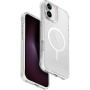 UNIQ Ovitek z bleščicami LifePro Xtreme MagClick z MagSafe za iPhone 16 Plus - srebrn