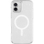UNIQ Ovitek z bleščicami LifePro Xtreme MagClick z MagSafe za iPhone 16 Plus - srebrn