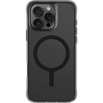 UNIQ LifePro Xtreme MagClick maten prozoren ovitek z MagSafe za iPhone 16 Pro - dimno siv