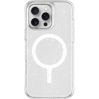 UNIQ Ovitek z bleščicami LifePro Xtreme MagClick z MagSafe za iPhone 16 Pro - srebrn