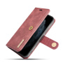 DG.Ming 2v1 snemljiva preklopna torbica za iPhone 12 Pro Max - Wine