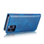DG.Ming 2v1 snemljiva preklopna torbica za iPhone 12 Pro Max - temno modra