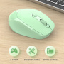 Ergonomska brezžična miška Bluetooth - roza