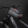 Wheel up Bike Bag vodoodporna torba za kolo s prostorom za iPhone - črna