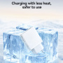 JOYROOM JR-TCF14 hitri polnilni adapter z USB-C / USB-A priključki - 20W - bel