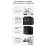 TOTUDESIGN 635DQ univerzalni potovalni adapter z USB-C / 2x USB-A priključki in izvlečnimi vtiči - 20W - črn