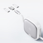 USAMS Komplet US-SJ650 z izvlečnimi USB-C kabli, adapterji in iglo - črn