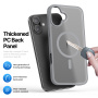 DUX DUCIS Yind Mat ovitek z MagSafe za iPhone 16 Plus - siv