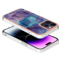 Zaščitni ovitek Marmor za iPhone 16 Pro - vijoličen