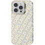 Karl Lagerfeld IML Electroplated Repeated Logo ovitek za iPhone 16 Pro - zlat