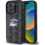 Lacoste Ovitek Blend Monogram z MagSafe za iPhone 16 Pro Max - črn
