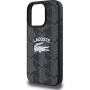 Lacoste Ovitek Blend Monogram z MagSafe za iPhone 16 Pro Max - črn