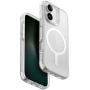 UNIQ Combat Luminous MagClick Case z okvirjem, ki sveti v temi in MagSafe za iPhone 16 Plus - prozoren