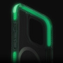 UNIQ Combat Luminous MagClick Cover z okvirjem Glow in the Dark in MagSafe za iPhone 16 - prozoren