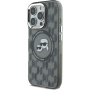 Karl Lagerfeld Ovitek IML Monogram K&CH Heads z MagSafe za iPhone 16 Pro Max - črn