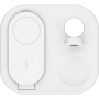 BELKIN Boost Charge 3-v-1 zložljivo magnetno brezžično stojalo za iPhone / Apple Watch / AirPods - 15W - belo