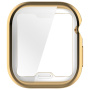 Metalik etui iz mehke plastike z zaščito zaslona za Apple Watch 42mm (Series 10 / 11) - zlato