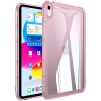Sijajni prozorni ovitek za iPad 10.9" (2022) / 11" (2025) - roza