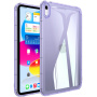 Sijajni prozorni ovitek za iPad 10.9" (2022) / 11" (2025) - vijoličen