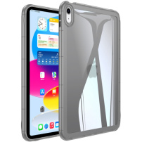 Sijajni prozorni ovitek za iPad 10.9" (2022) / 11" (2025) - siv