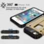 Super trpežna prevleka "Armor" za iPhone 5 / 5S / SE (2016) - zlati