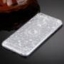 Zaščitna zadnja prevleka z rhinestones v diamantnem slogu za iPhone 6 / 6S - srebro