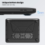 Usnjena torbica s stojalom za MacBook Pro 13" (A2251 / A2289 / A2338) - črna
